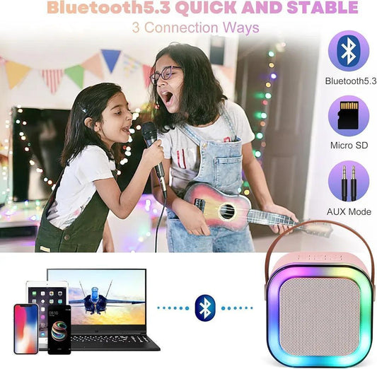 🎤K12 Portable Speaker With Mic– Sing Loud, Sound Better
