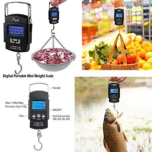 Digital Hanging Weight Scale with Hook