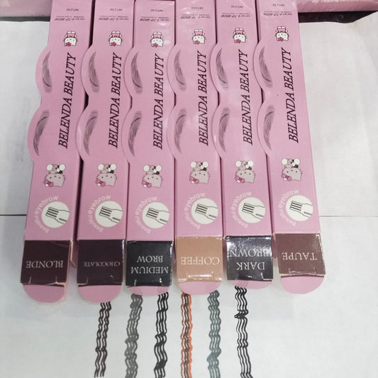 Precision 4-Tip Eyebrow Pen – Waterproof & Long-Lasting