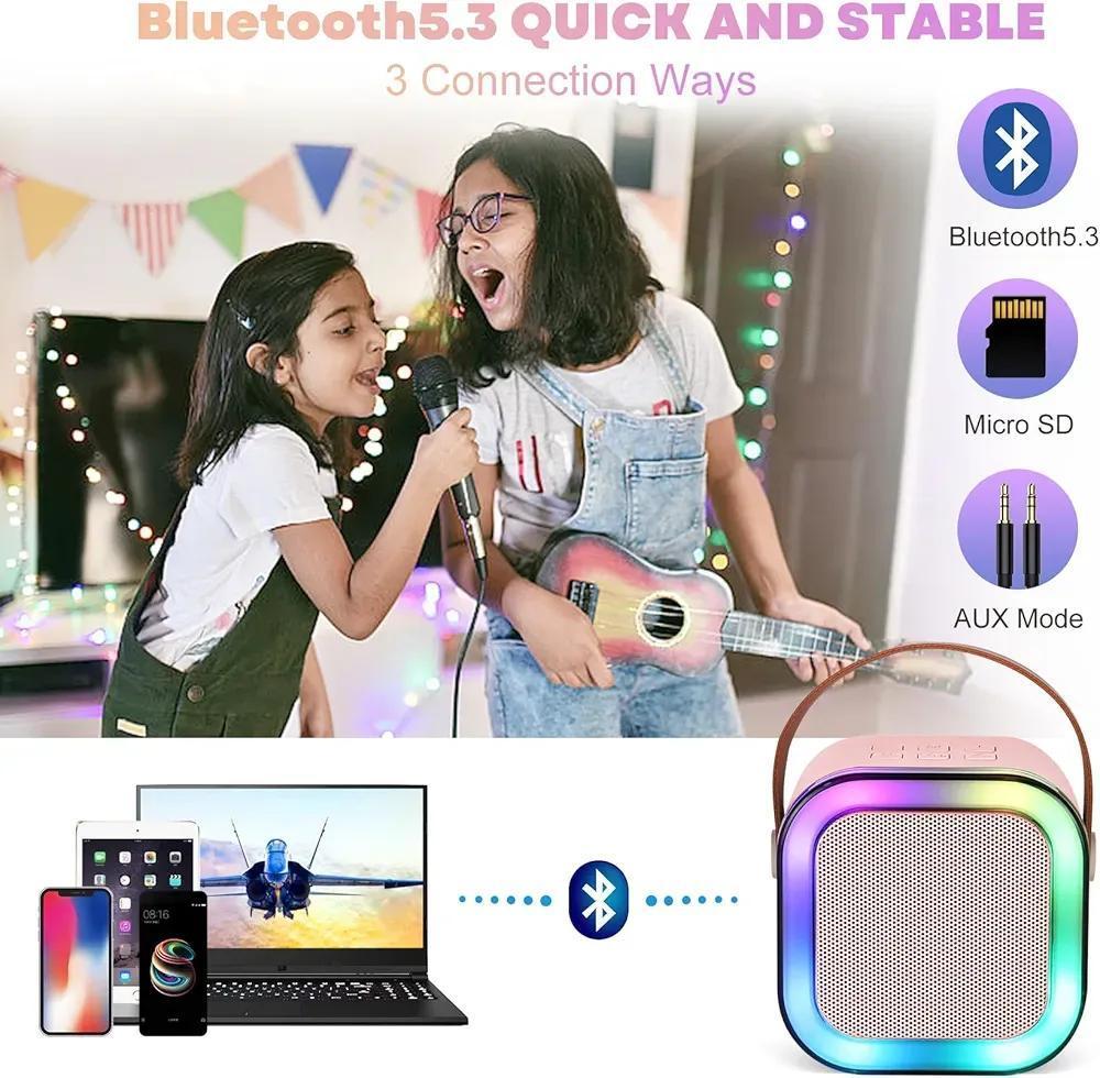 🎤K12 Portable Speaker With Mic– Sing Loud, Sound Better