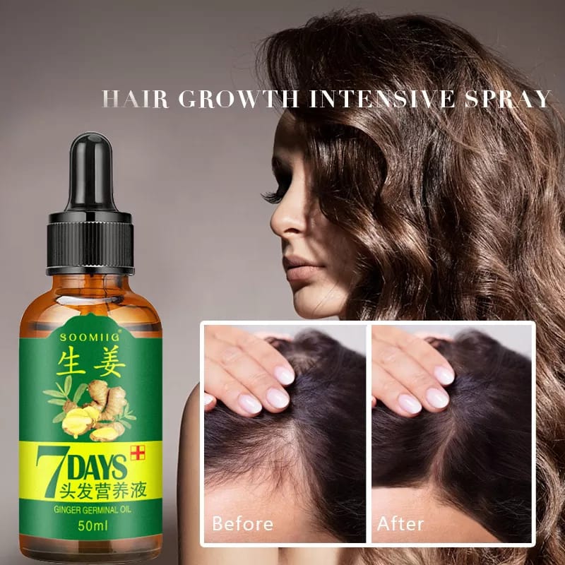 Fast Hair Growth Ginger Oil – Natural Hair Loss Care