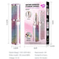 Instant Glow 2-in-1 Eyebrow Trimmer & Face Hair Remover for Women