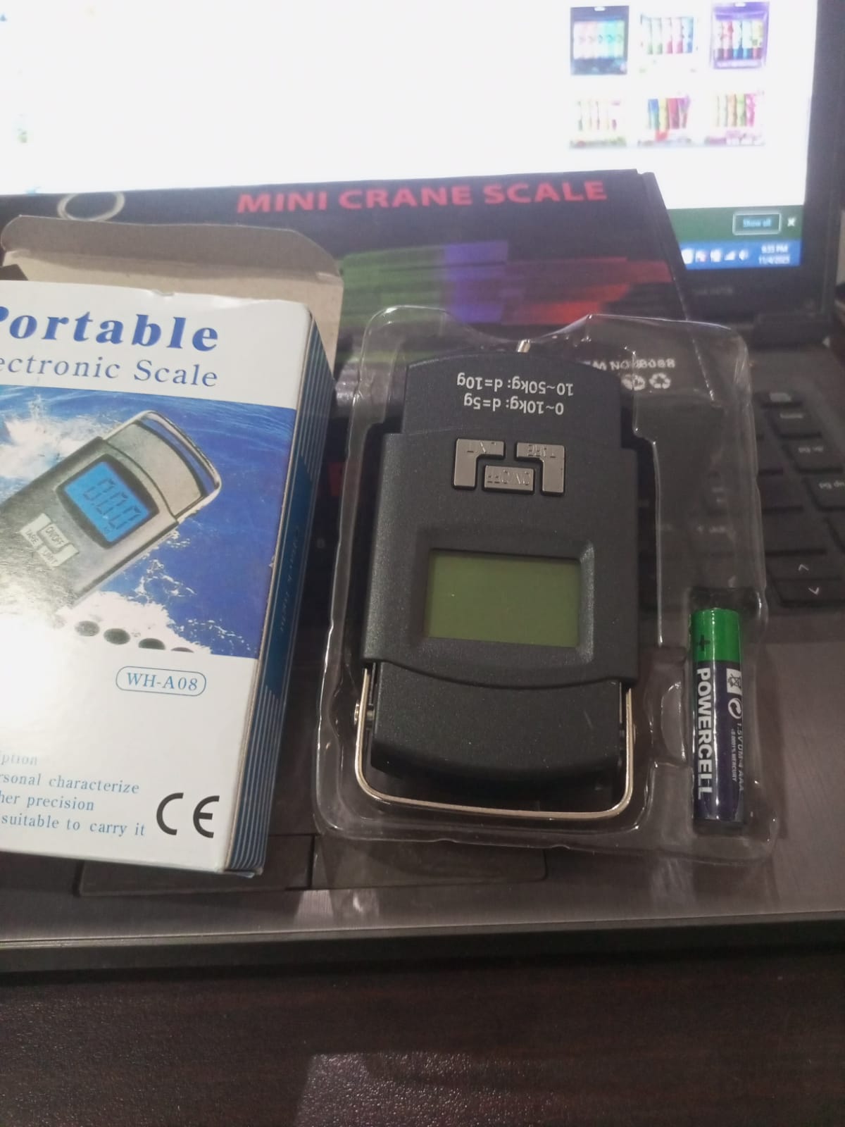 Digital Hanging Weight Scale with Hook