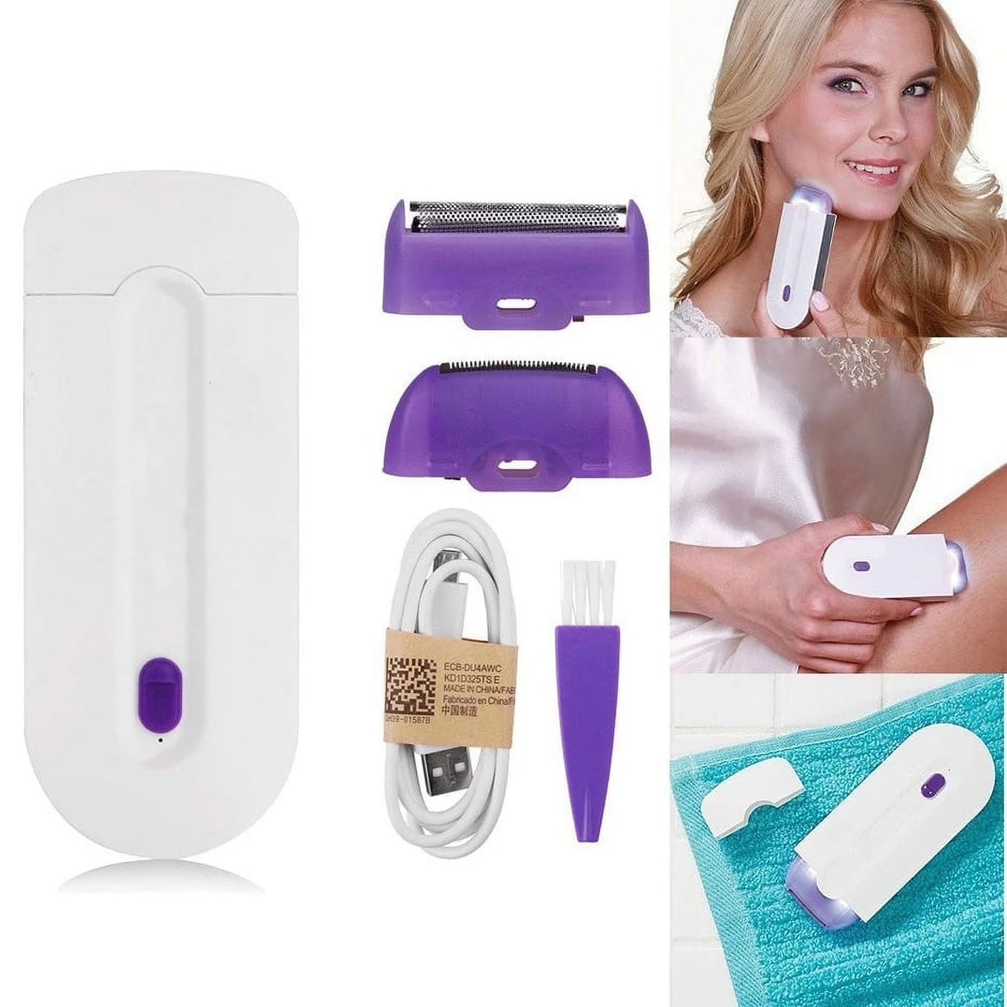 2-in-1 Electric Hair Remover for Women – Smooth & Painless