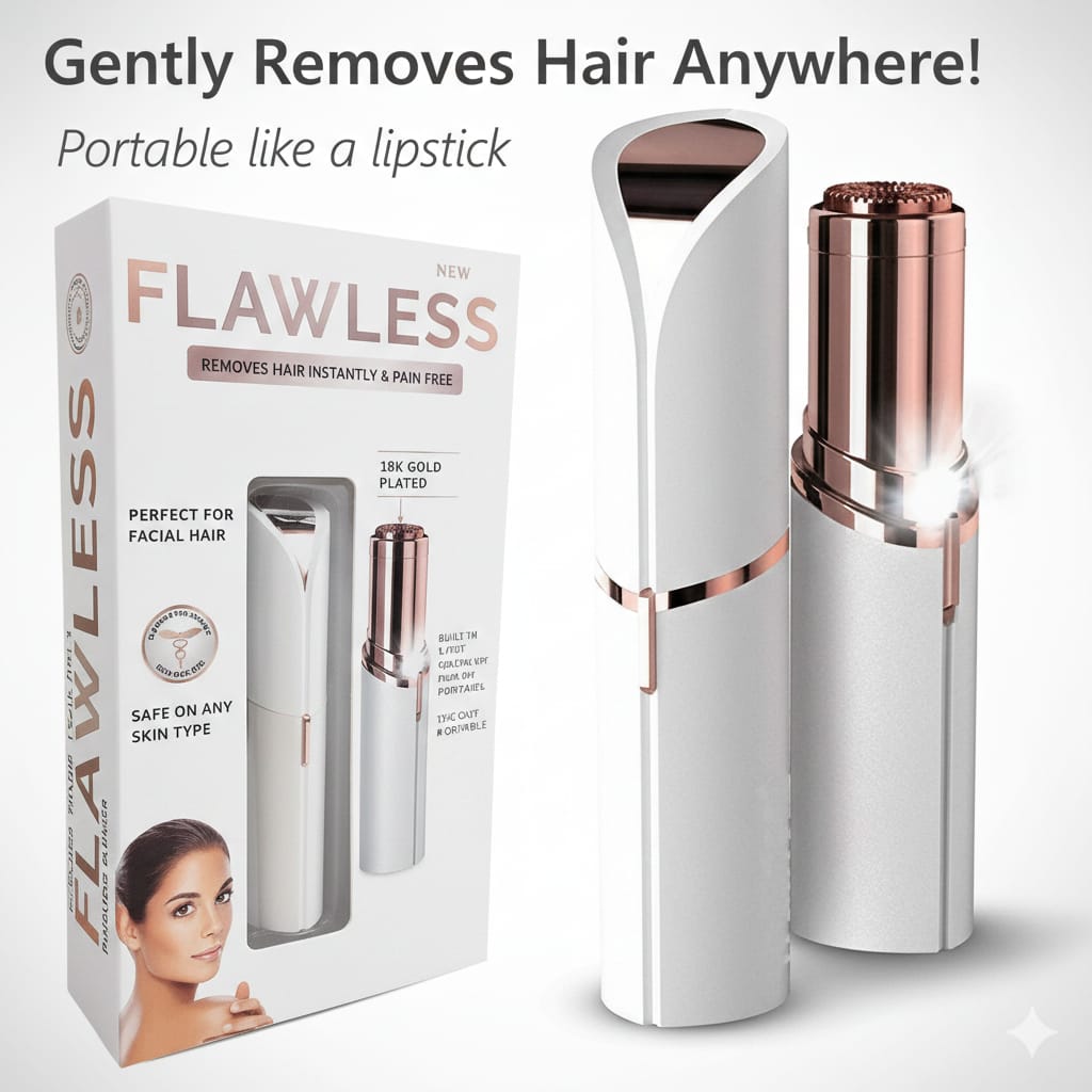 Flawless Face Gen 2 – Painless Hair Remover with LED