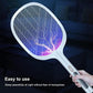 USB Rechargeable Mosquito Killer Racket with Stand