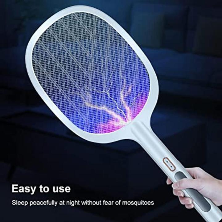 USB Rechargeable Mosquito Killer Racket with Stand