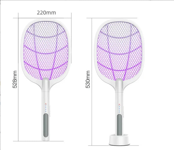 USB Rechargeable Mosquito Killer Racket with Stand